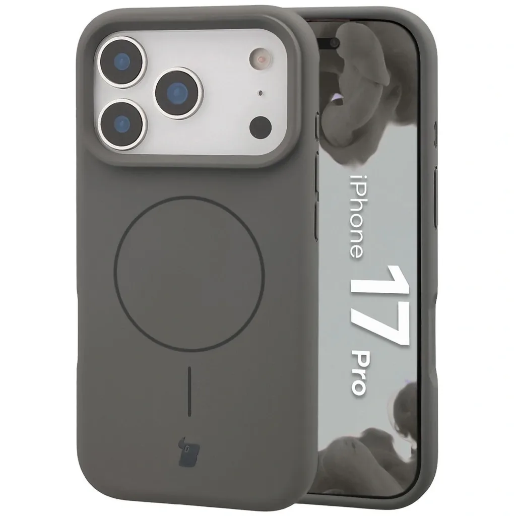 Kryt Bizon Soft Case Magnetic Apple iPhone 17 Pro graphite