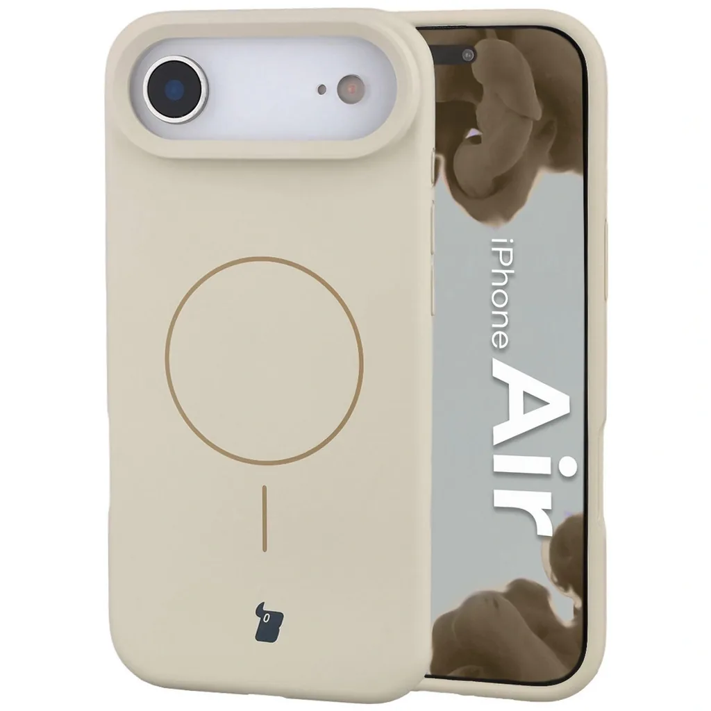 Kryt Bizon Soft Case Magnetic Apple iPhone Air écru