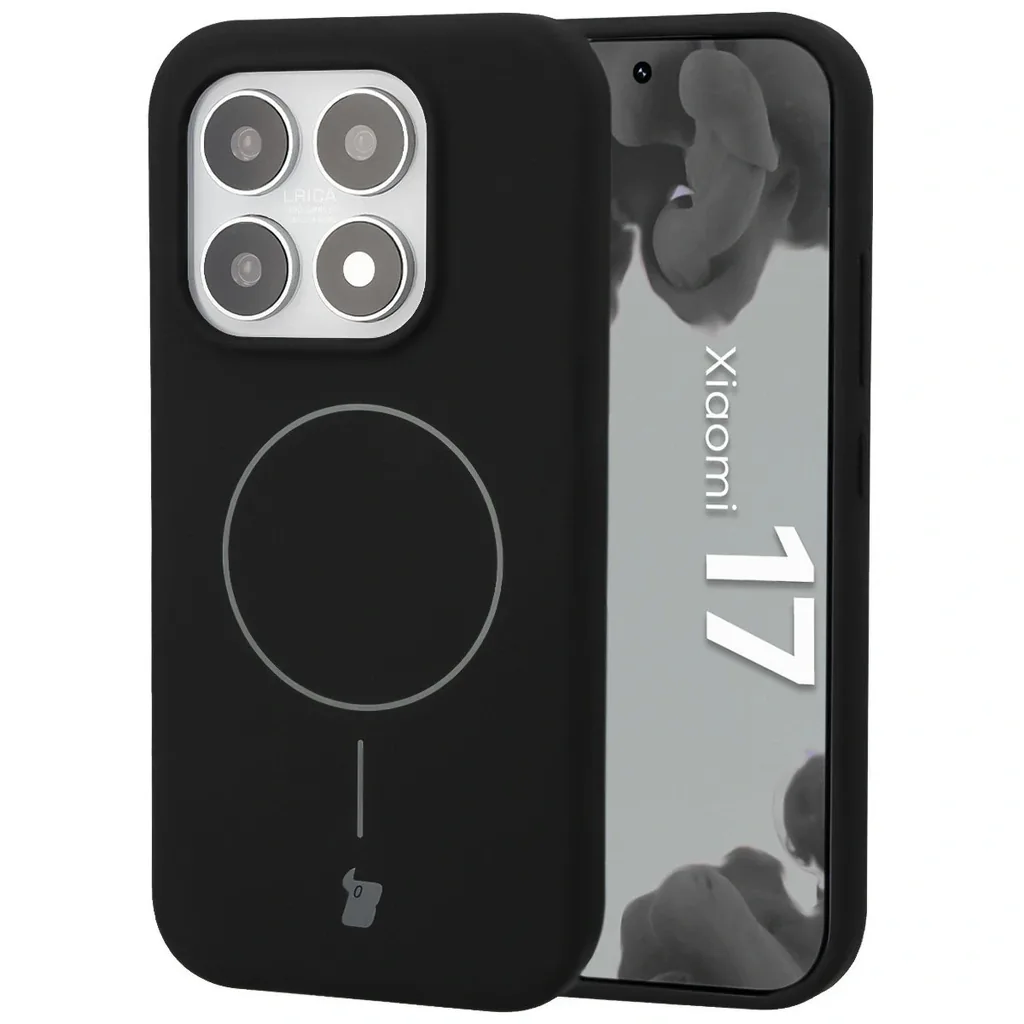 Kryt Bizon Soft Case Magnetic Xiaomi 17 black