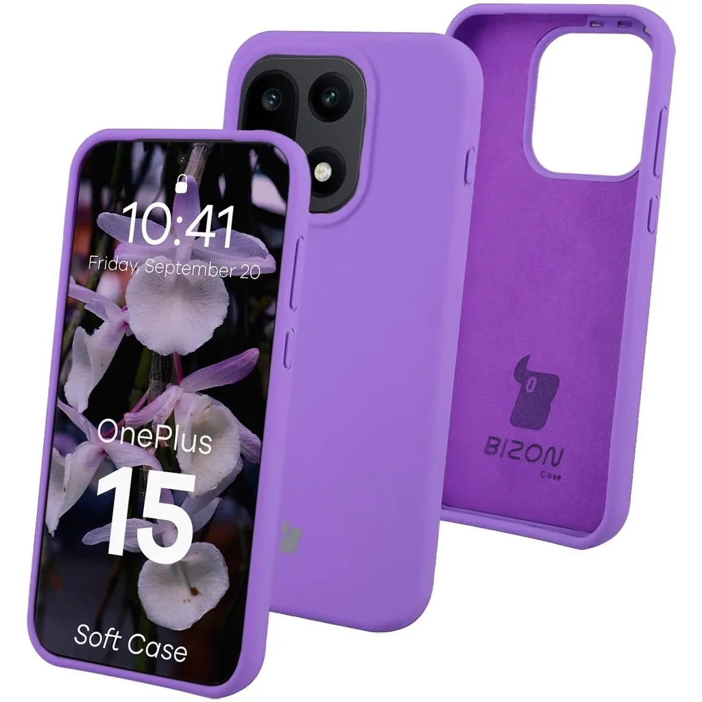 Kryt Bizon Soft Case OnePlus 15 purple