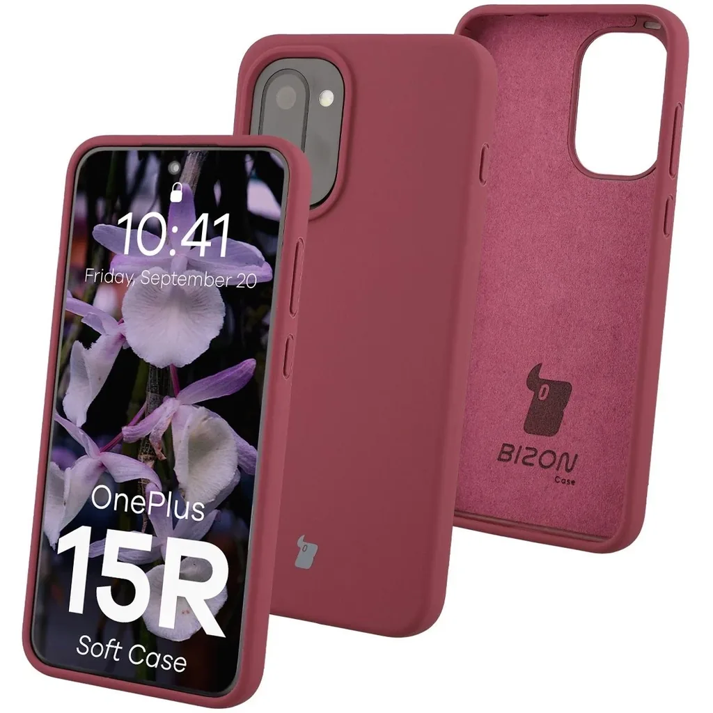 Kryt Bizon Soft Case OnePlus 15R dark purple