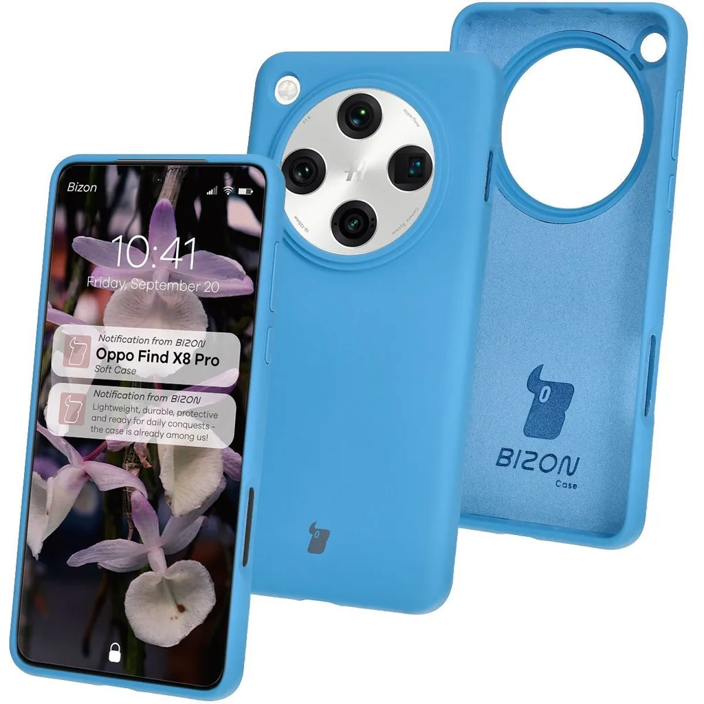 Kryt Bizon Soft Case Oppo Find X8 Pro blue