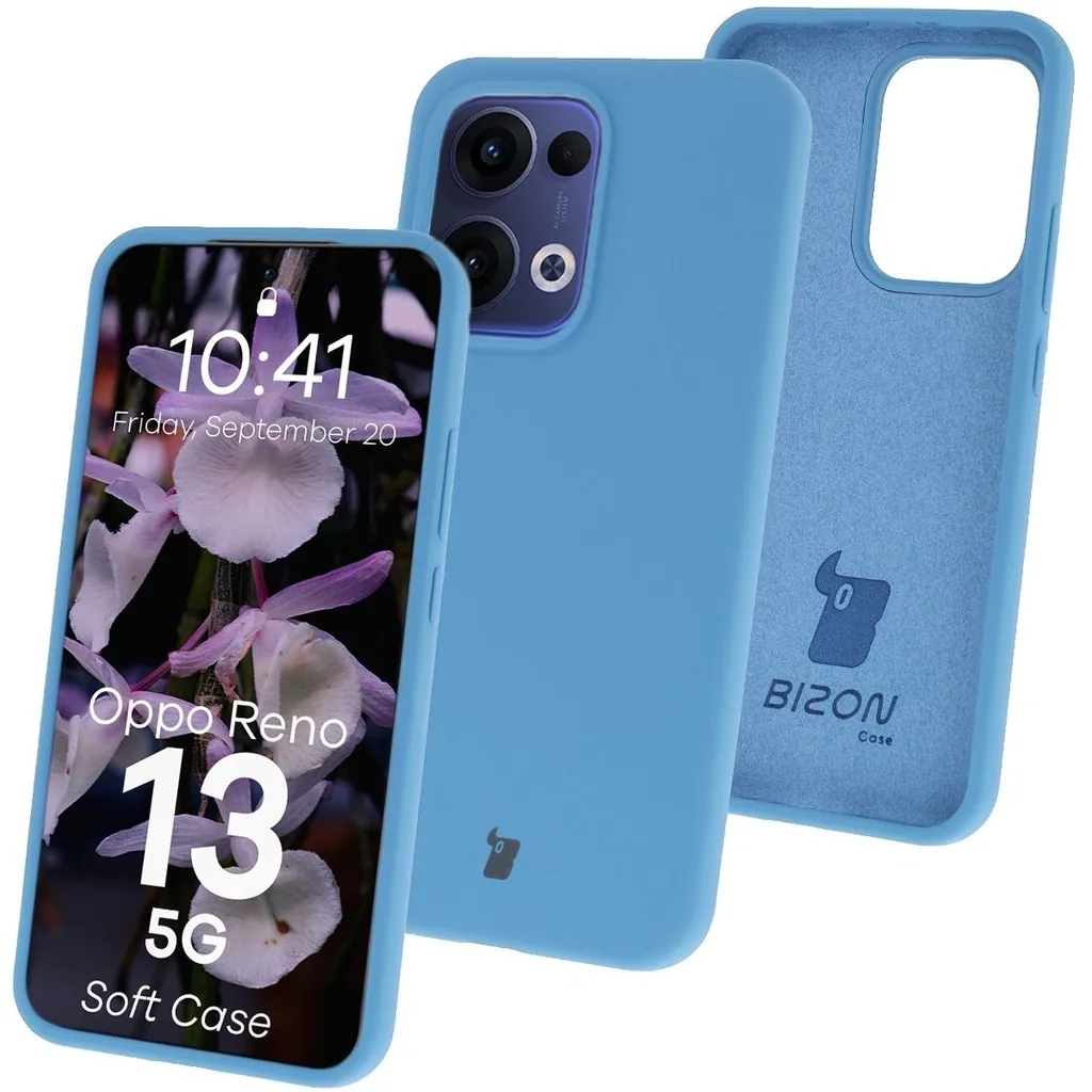 Kryt Bizon Soft Case Oppo Reno13 blue