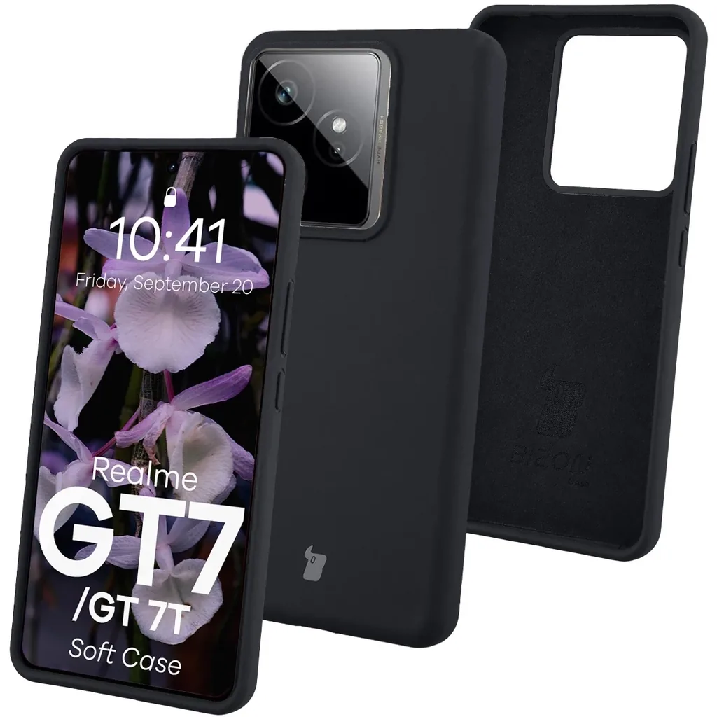 Kryt Bizon Soft Case Realme GT 7 / 7T black