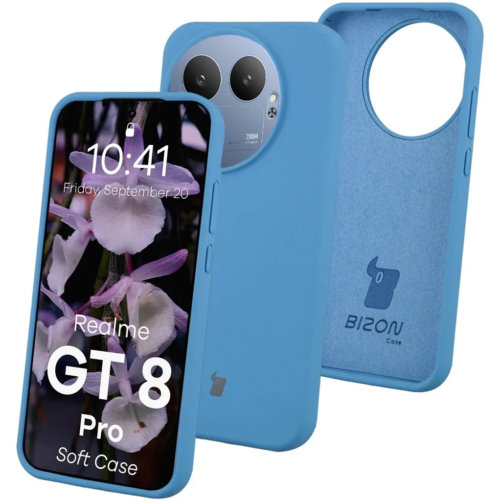 Kryt Bizon Soft Case Realme GT 8 Pro blue