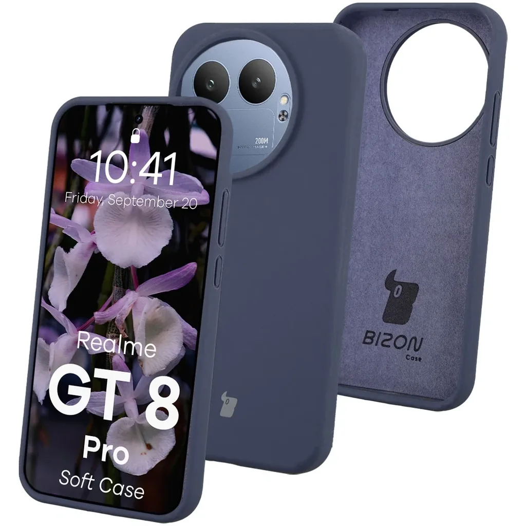 Kryt Bizon Soft Case Realme GT 8 Pro dark blue