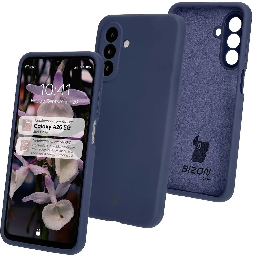 Kryt Bizon Soft Case Samsung Galaxy A26 5G dark blue