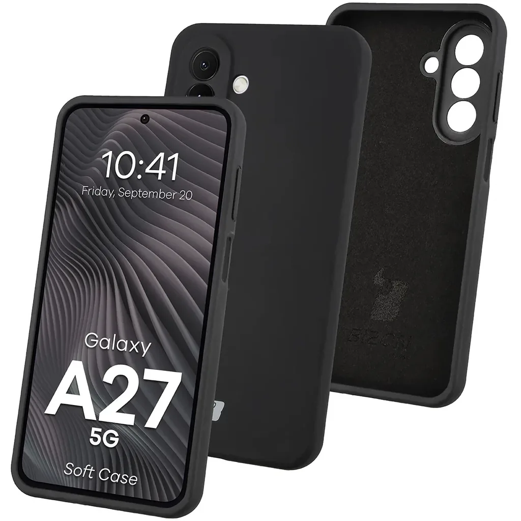 Kryt Bizon Soft Case Samsung Galaxy A27 5G, black