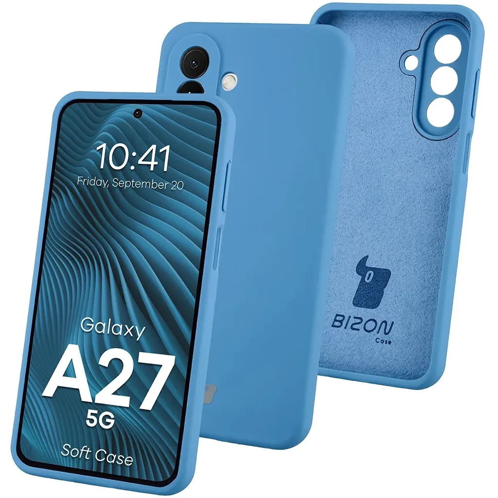 Kryt Bizon Soft Case Samsung Galaxy A27 5G, blue