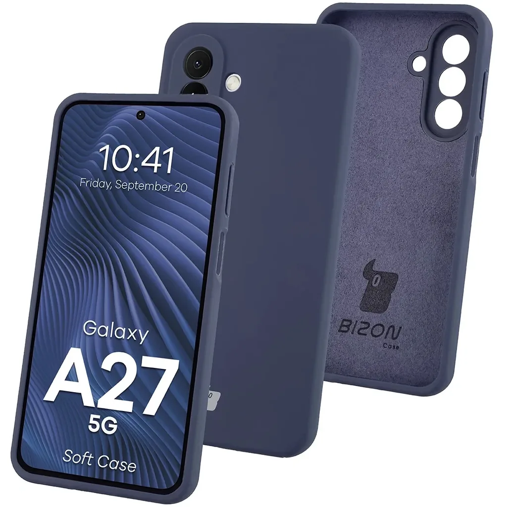 Kryt Bizon Soft Case Samsung Galaxy A27 5G, dark blue