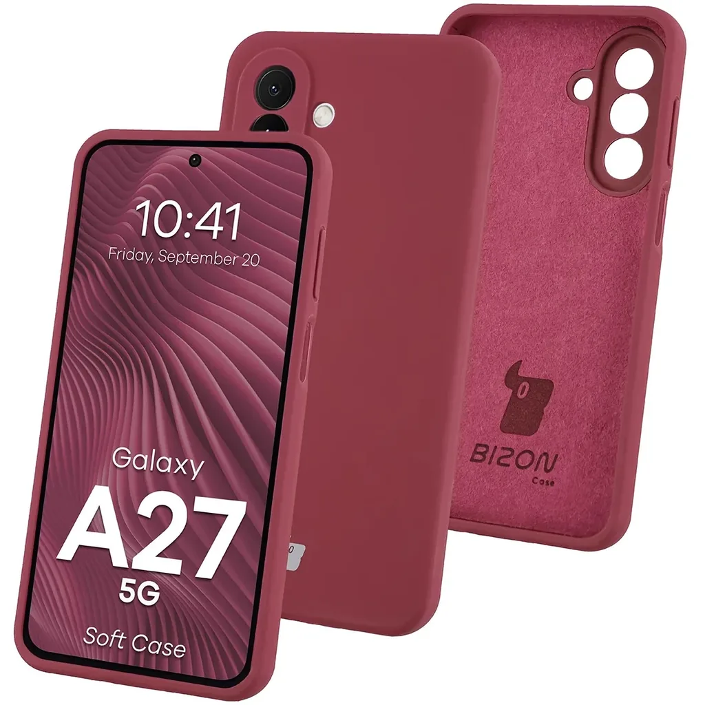 Kryt Bizon Soft Case Samsung Galaxy A27 5G, dark purple