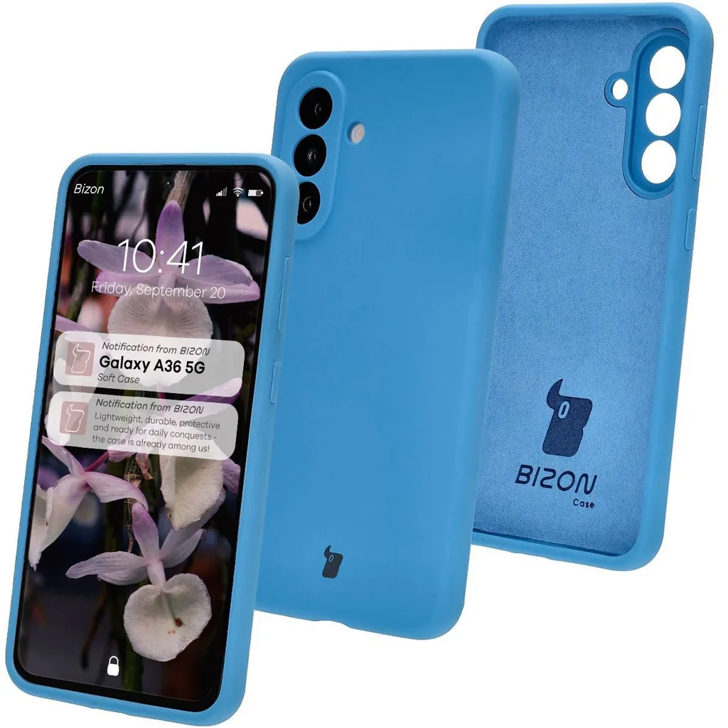 Kryt Bizon Soft Case Samsung Galaxy A36 5G blue