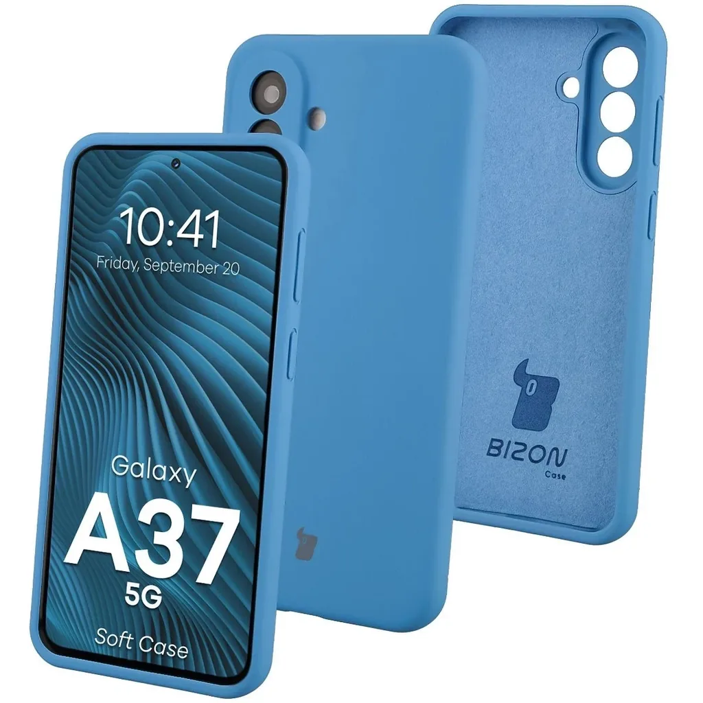 Kryt Bizon Soft Case Samsung Galaxy A37 5G blue