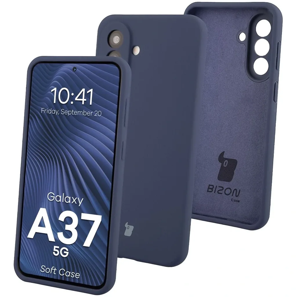 Kryt Bizon Soft Case Samsung Galaxy A37 5G dark blue