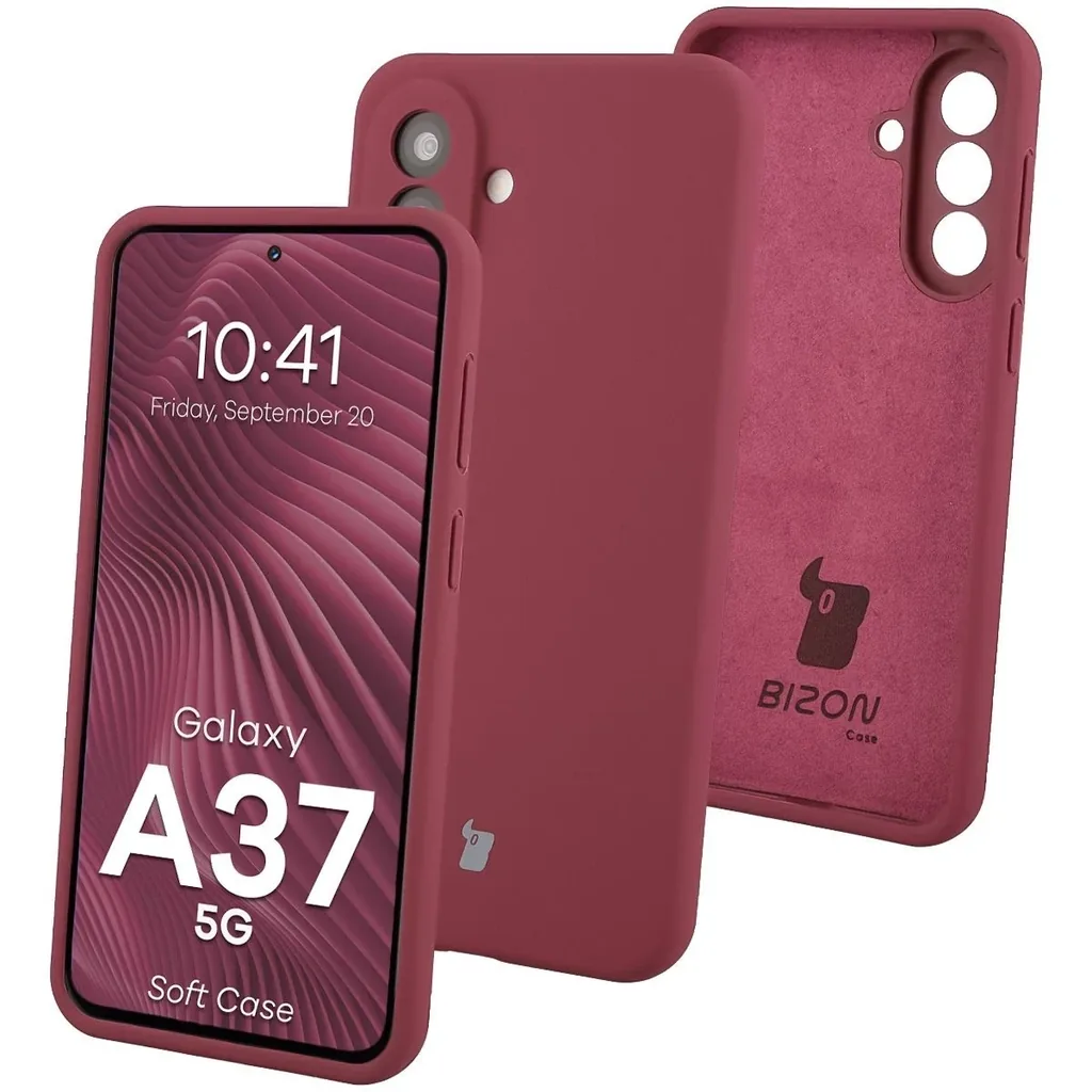Kryt Bizon Soft Case Samsung Galaxy A37 5G dark purple