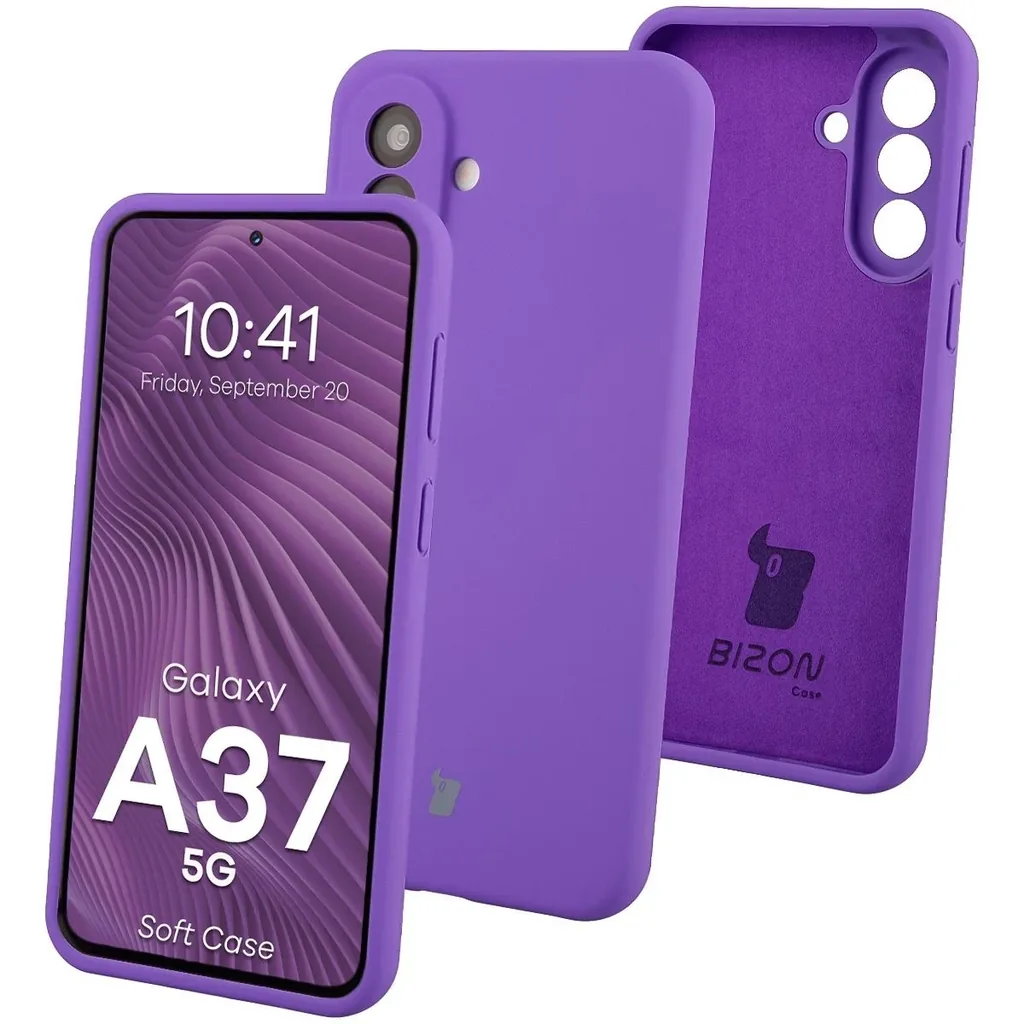 Kryt Bizon Soft Case Samsung Galaxy A37 5G purple
