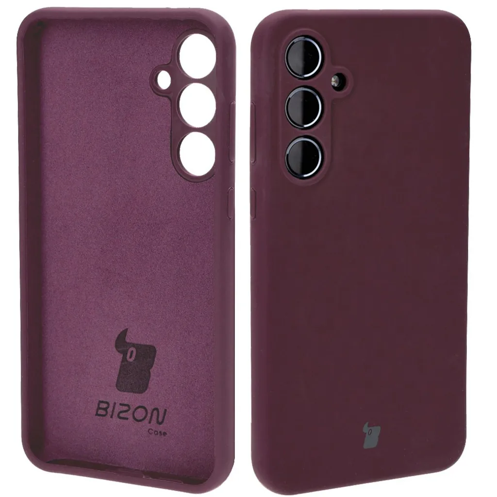 Kryt Bizon Soft Case Samsung Galaxy A55 5G dark purple
