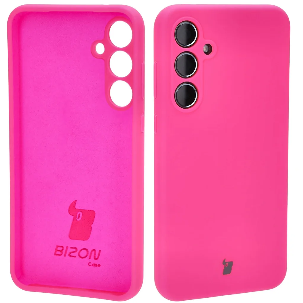 Kryt Bizon Soft Case Samsung Galaxy A55 5G neon pink