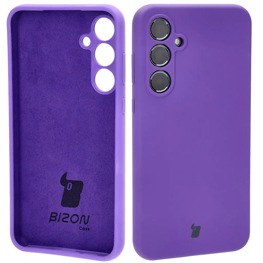 Kryt Bizon Soft Case Samsung Galaxy A55 5G purple