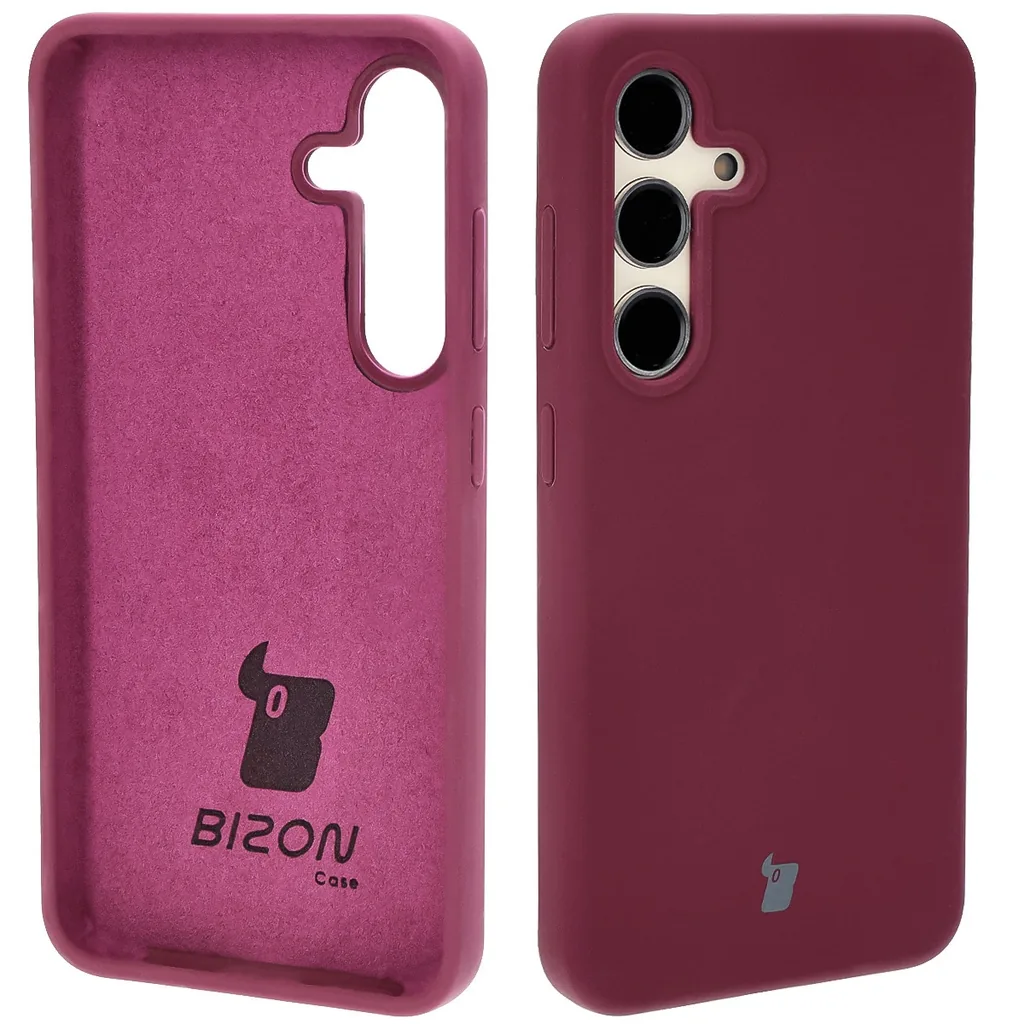 Kryt Bizon Soft Case Samsung Galaxy S24 dark purple