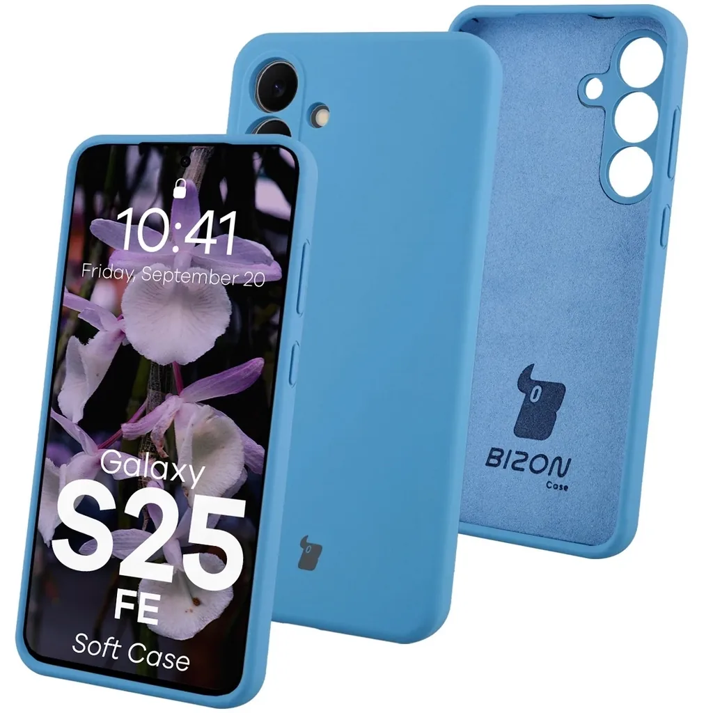 Kryt Bizon Soft Case Samsung Galaxy S25 FE blue
