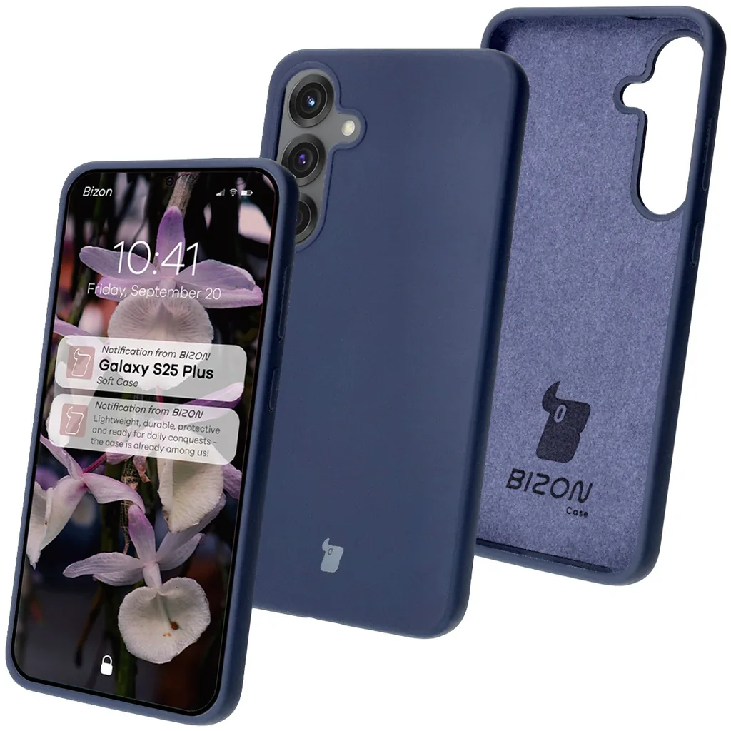 Kryt Bizon Soft Case Samsung Galaxy S25+ Plus blue