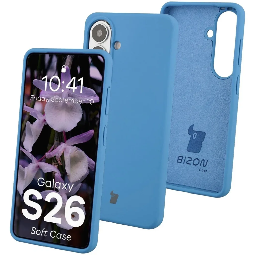 Kryt Bizon Soft Case Samsung Galaxy S26 blue