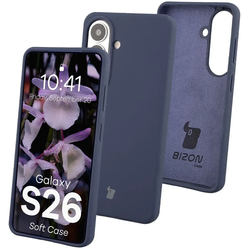 Kryt Bizon Soft Case Samsung Galaxy S26 dark blue