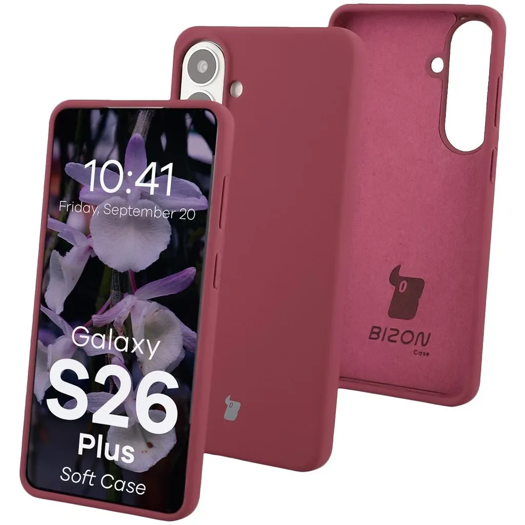 Kryt Bizon Soft Case Samsung Galaxy S26 Plus dark purple