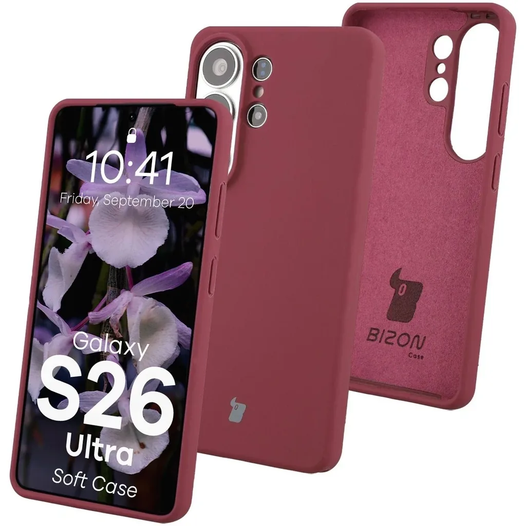 Kryt Bizon Soft Case Samsung Galaxy S26 Ultra dark purple