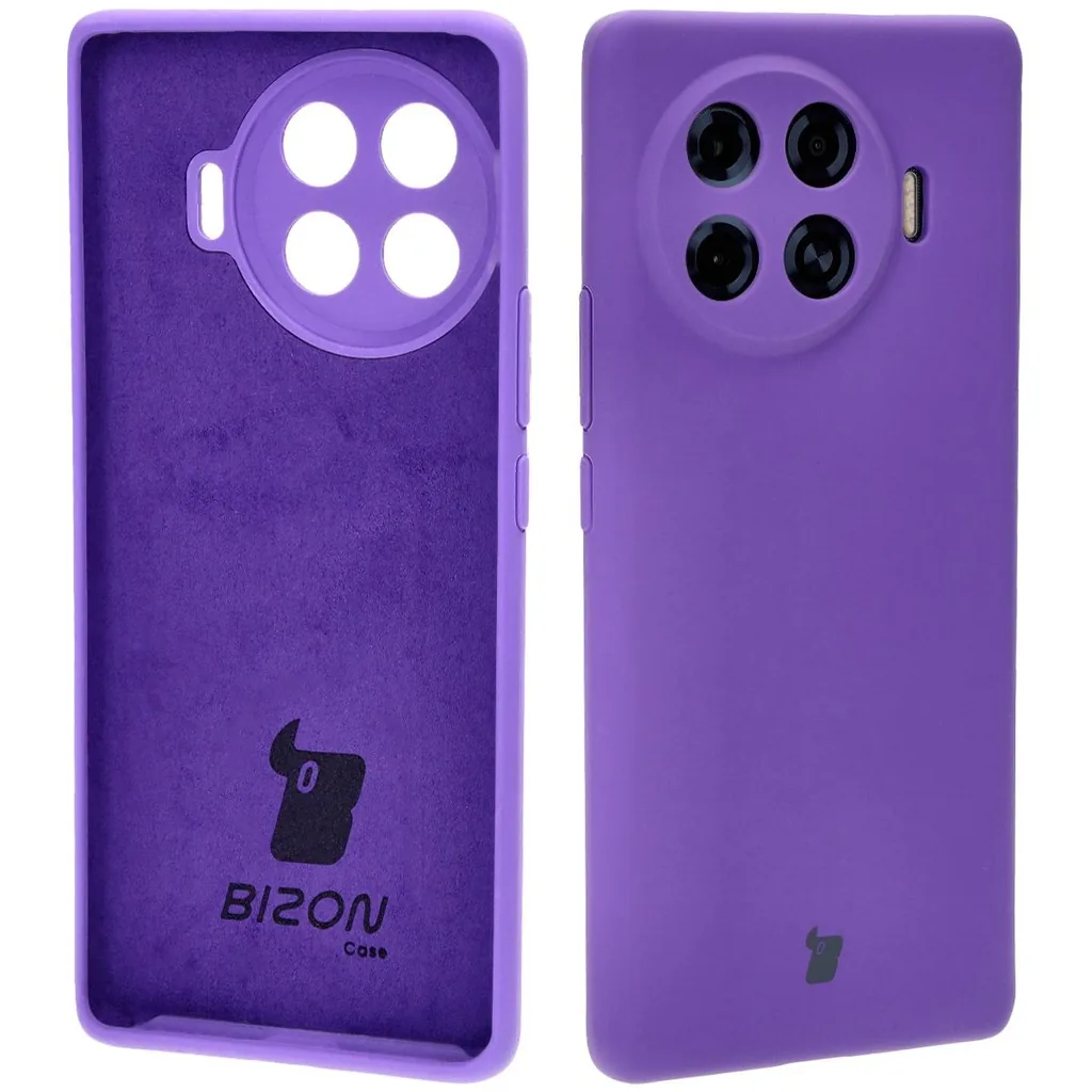 Kryt Bizon Soft Case Tecno Spark 20 Pro+ purple