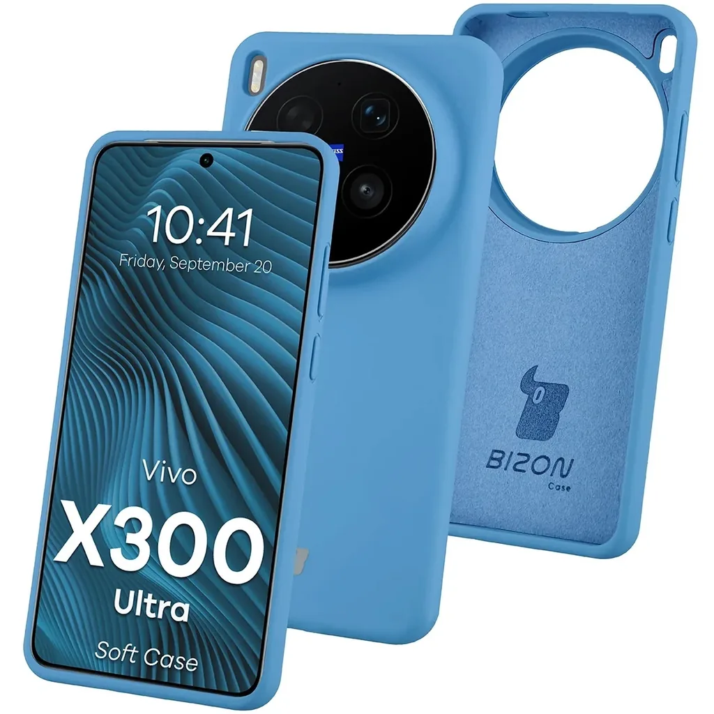 Kryt Bizon Soft Case Vivo X300 Ultra, blue
