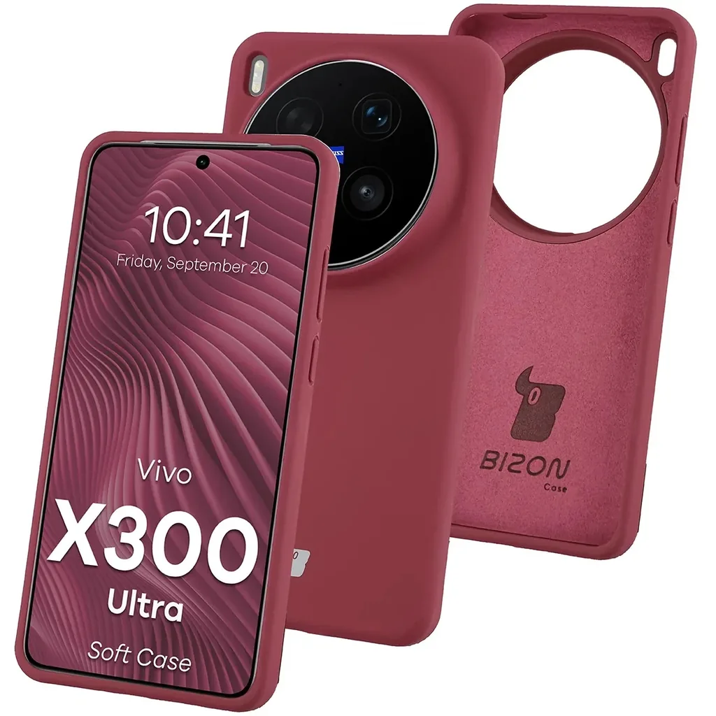 Kryt Bizon Soft Case Vivo X300 Ultra, dark purple