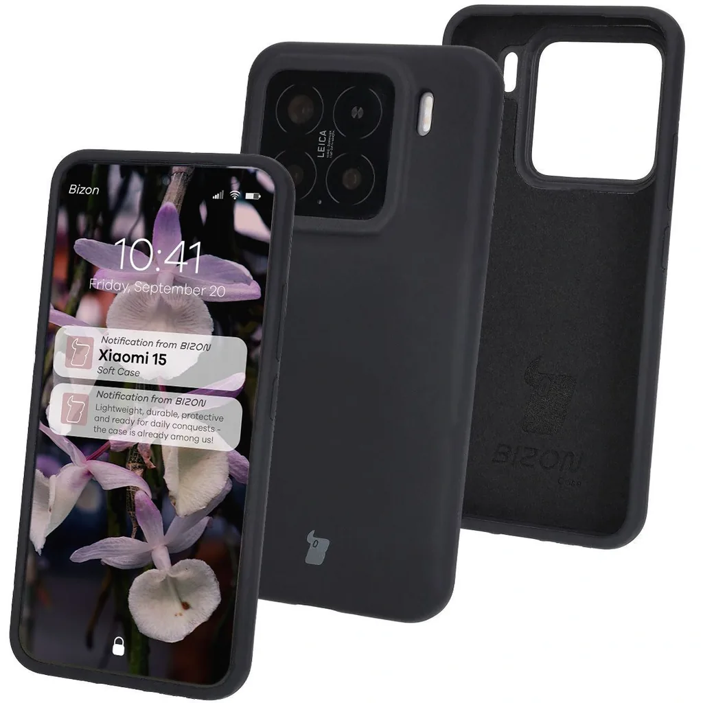Kryt Bizon Soft Case Xiaomi 15 black