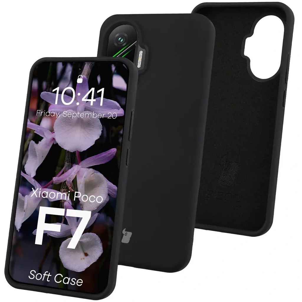 Kryt Bizon Soft Case Xiaomi POCO F7 black