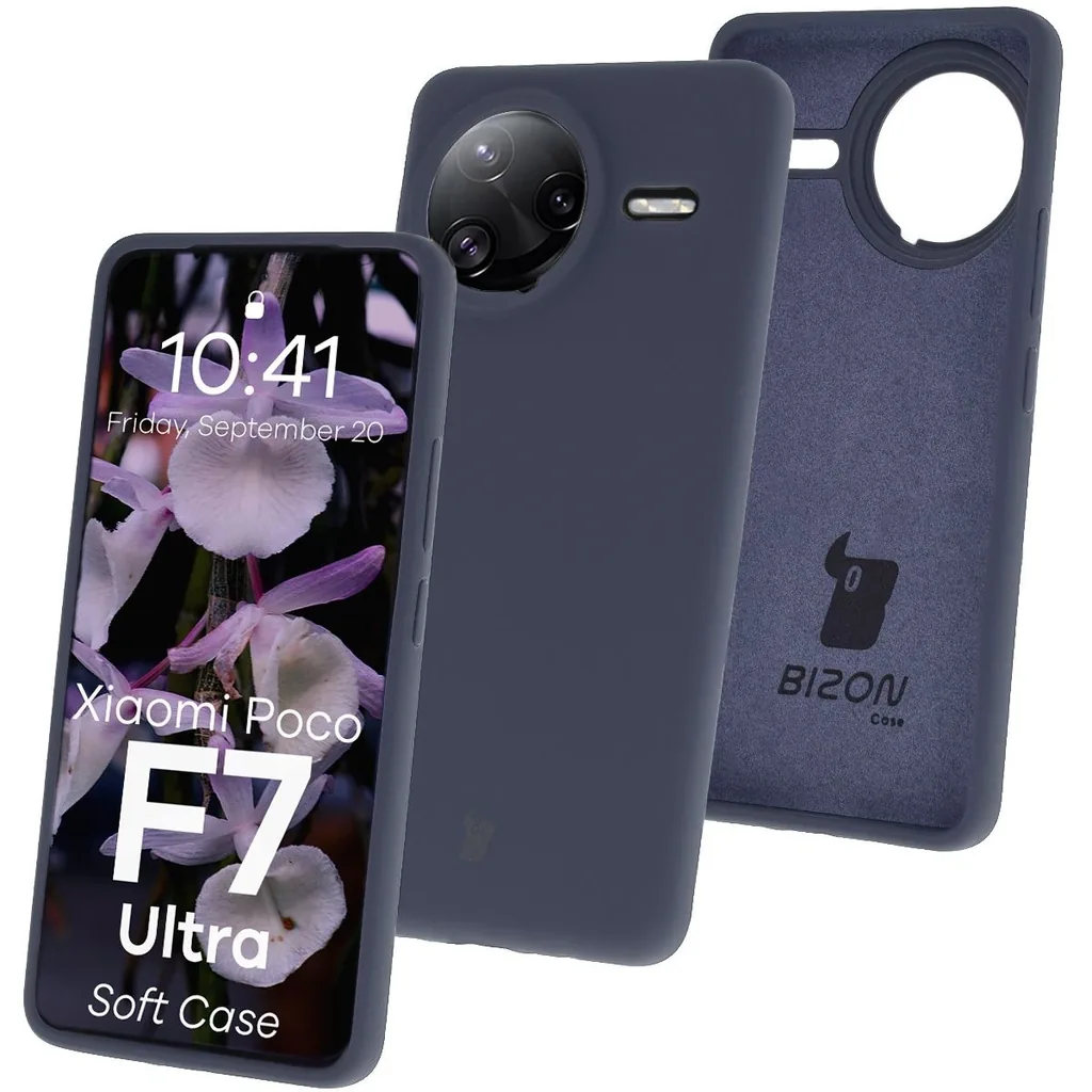 Kryt Bizon Soft Case Xiaomi POCO F7 Ultra dark blue