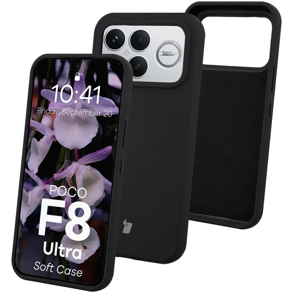 Kryt Bizon Soft Case Xiaomi POCO F8 Ultra black