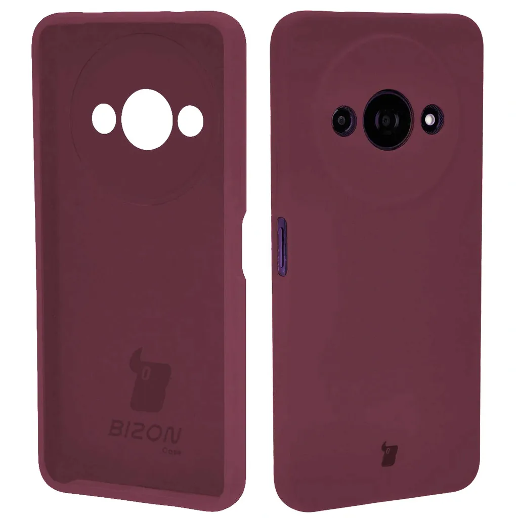 Kryt Bizon Soft Case Xiaomi Redmi A3 4G dark purple