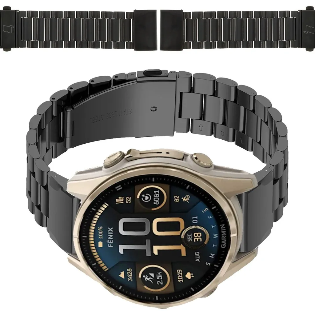 Kryt Bizon Strap Watch Aura Smartwatch 20mm black