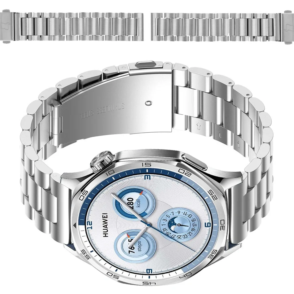 Kryt Bizon Strap Watch Aura Smartwatch 22mm silver
