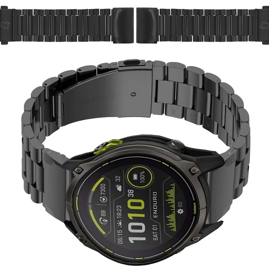 Kryt Bizon Strap Watch Aura Smartwatch 26 mm black