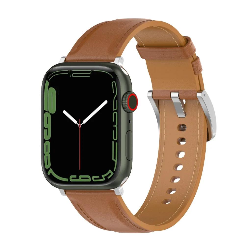 Bizon Strap Watch Casual Apple Watch 44/45/46/49mm light brown