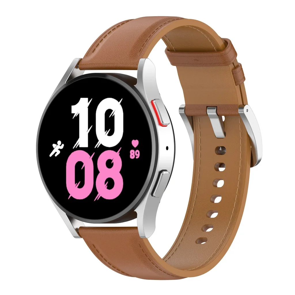 Kryt Bizon Strap Watch Casual Samsung Galaxy Watch FE/7/6/6 Classic/5/5Pro/4/4 Classic light brown