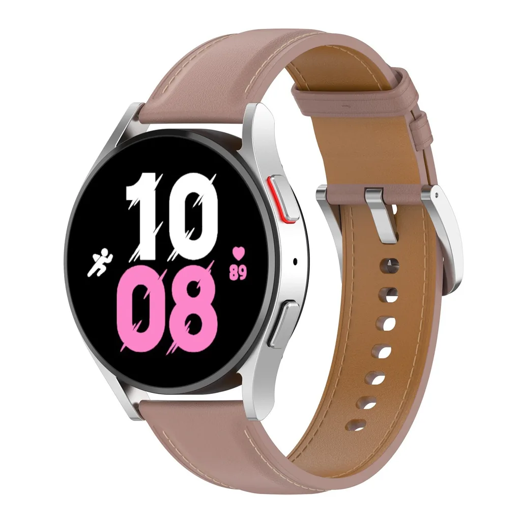 Kryt Bizon Strap Watch Casual Samsung Galaxy Watch FE/7/6/6 Classic/5/5Pro/4/4 Classic pink