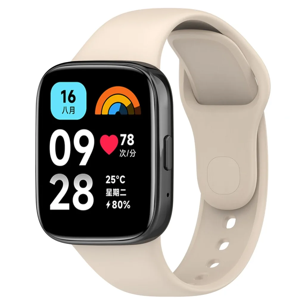 Kryt Bizon Strap Watch Dots Xiaomi Redmi Watch 3 Active beige