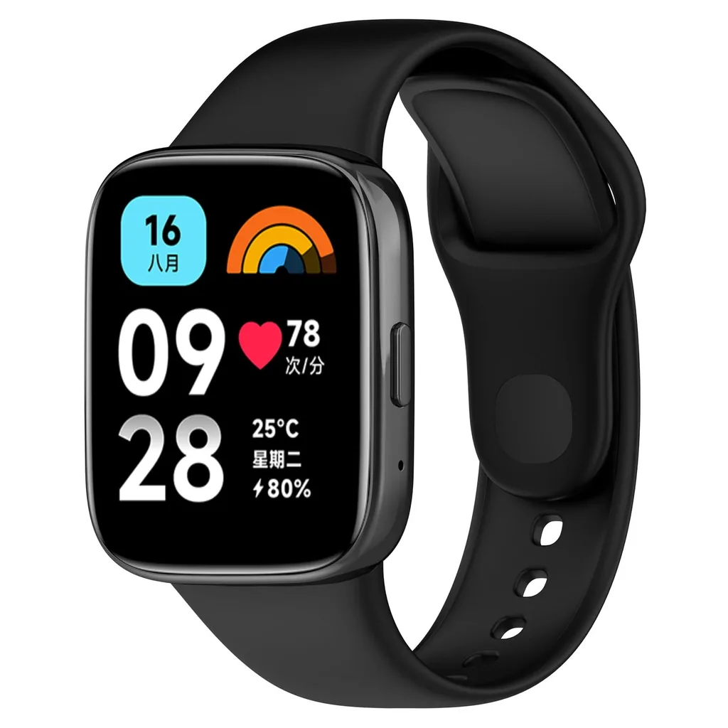 Kryt Bizon Strap Watch Dots Xiaomi Redmi Watch 3 Active black