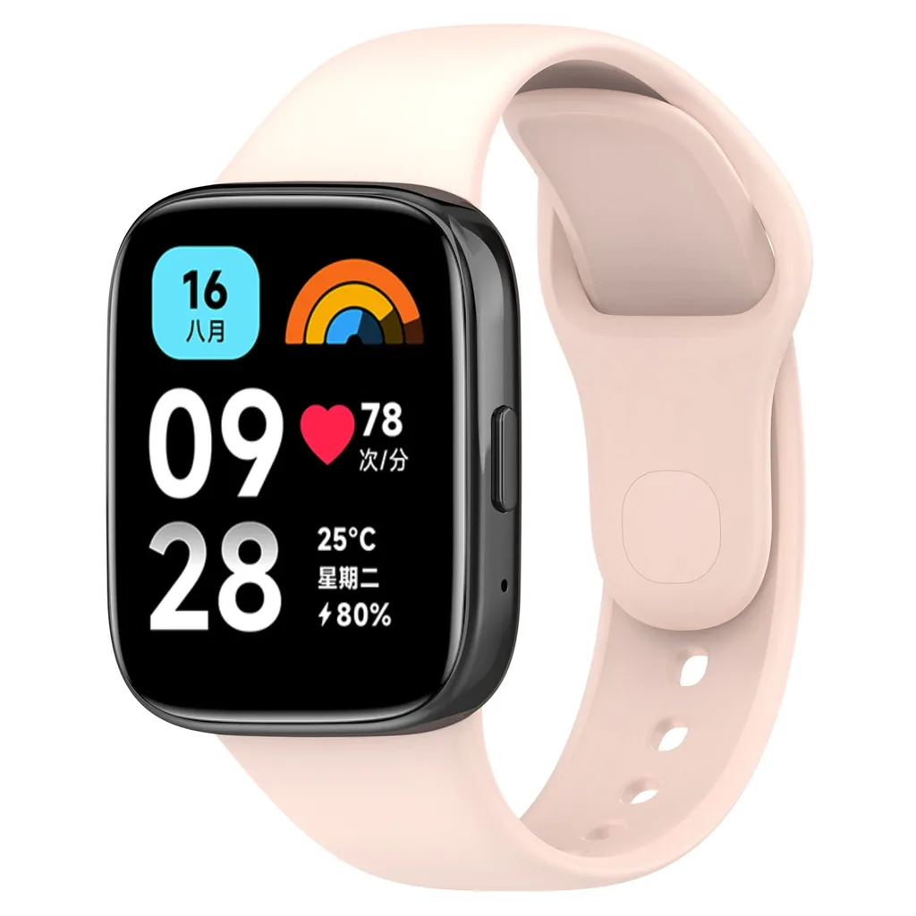 Kryt Bizon Strap Watch Dots Xiaomi Redmi Watch 3 Active light rose