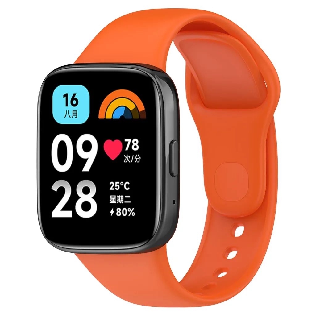 Kryt Bizon Strap Watch Dots Xiaomi Redmi Watch 3 Active orange