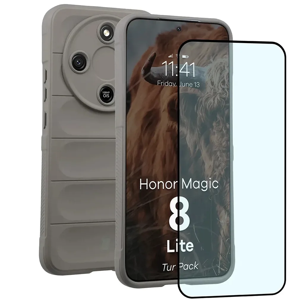 Kryt Bizon Tur Pack Honor Magic8 Lite, light grey