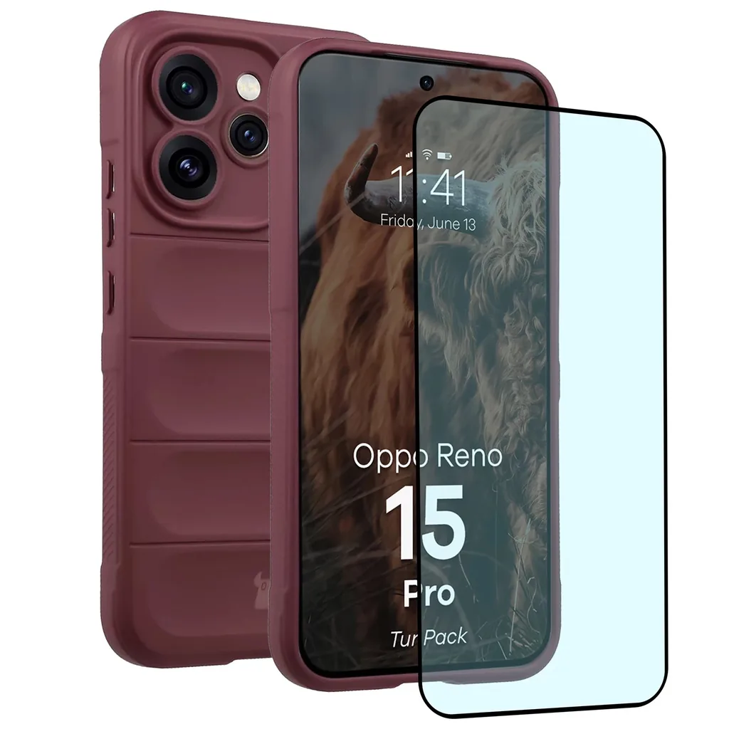 Kryt Bizon Tur Pack Oppo Reno 15 Pro, burgundy